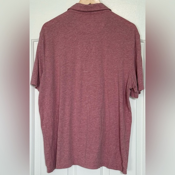 EUC⚡️Johnnie-O Hangin’ Out Polo Shirt XL | Heathered Red Samba Pocket Polo ⛳️ - Picture 3 of 13